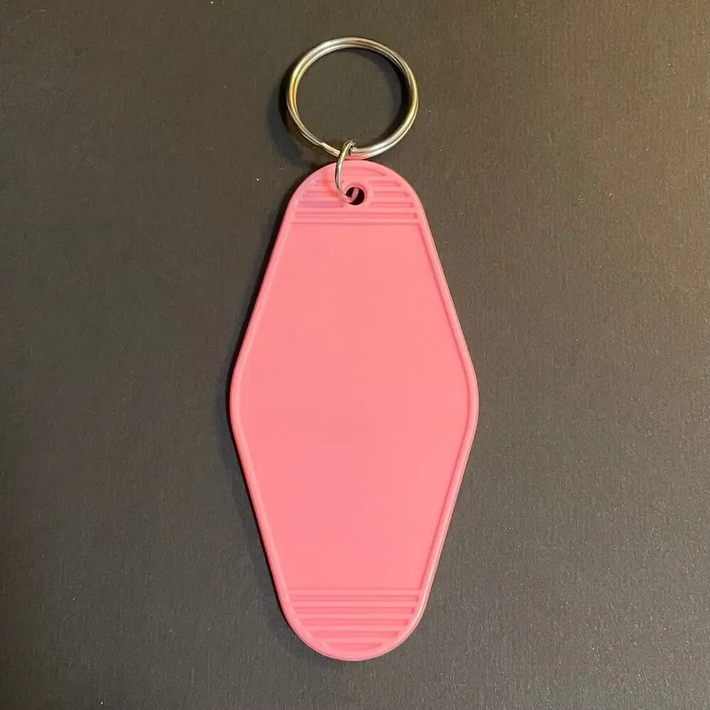 Eagles Hotel California Keychain ~ Pink